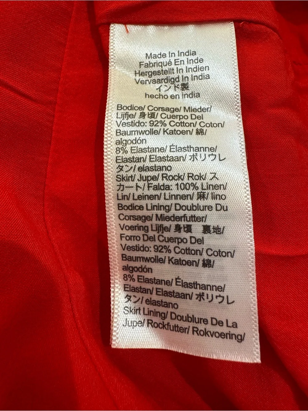 J. Crew bold red